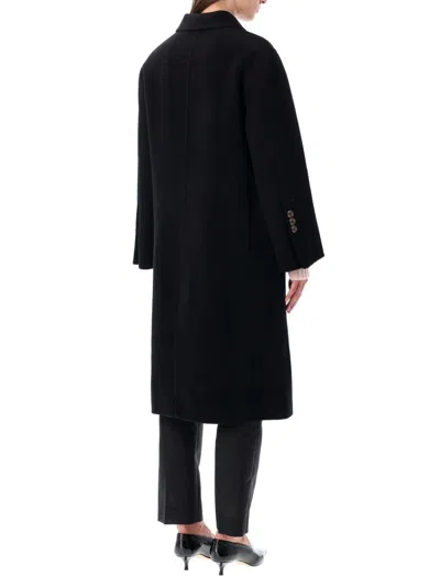 By Malene Birger Maelle Straight Wool Coat In Black