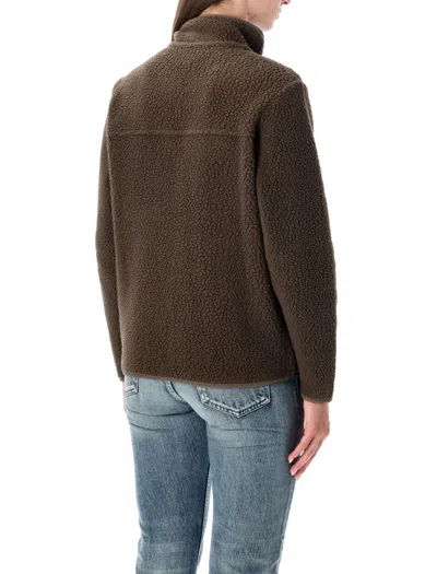 Patagonia Retro Pile Fleece Jacket In Brown