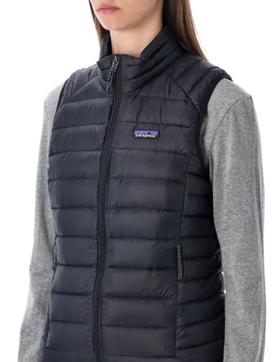 Patagonia Down Sweater Vest In Black
