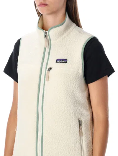 Patagonia High-neck Zip-front Vest In Pink