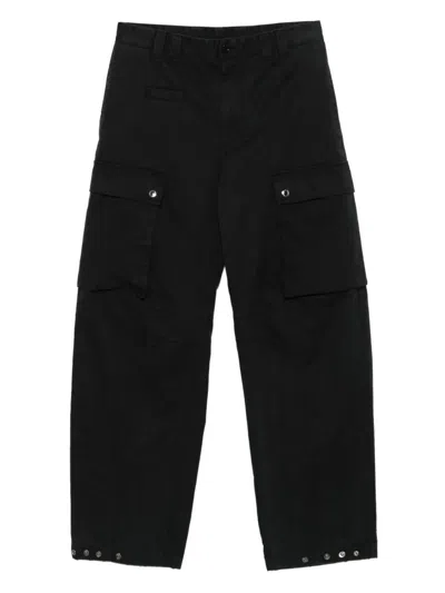 Dolce & Gabbana Cotton Cargo Trousers Clothing In Black