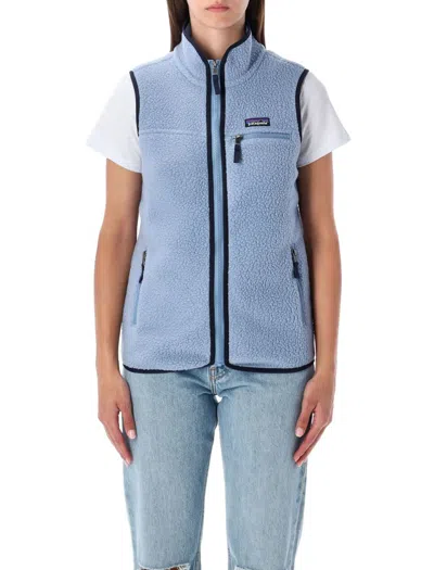 Patagonia Retropile Vest In Blue
