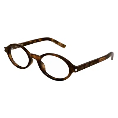 Saint Laurent Eyewear Eyeglass In Brown