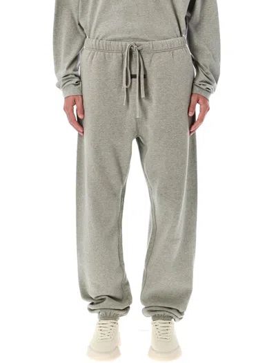 Fear Of God Essential Vintage Fleece Sweatpants Concrete Heather In Gray