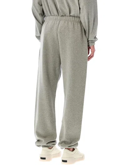 Fear Of God Essential Vintage Fleece Sweatpants Concrete Heather In Gray