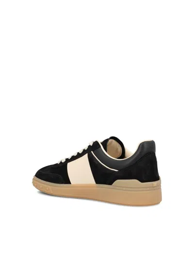 Valentino Garavani Upvillage Low Top Trainer In Split Leather And Calfskin Nappa Leather In Multi