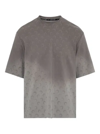 Marine Serre T-shirts And Polos In Gray