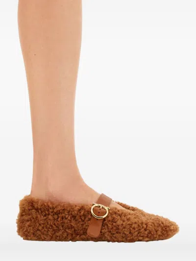 Ferragamo Ballerina Ornament Gancini Women In Brown