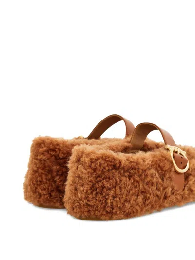 Ferragamo Ballerina Ornament Gancini Women In Brown