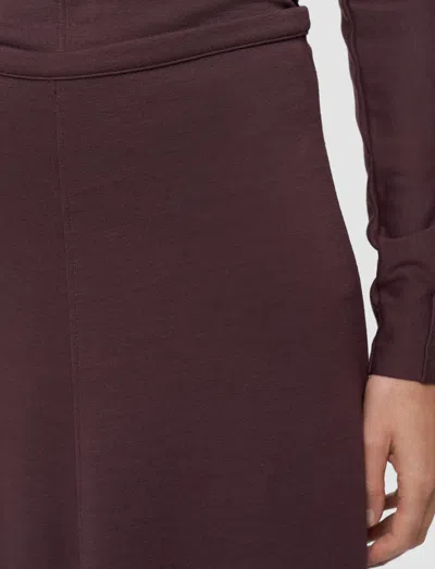 Joseph Wool Jersey Maxi Skirt In Brown