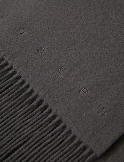 Joseph Cecile Wool Scarf In Gray