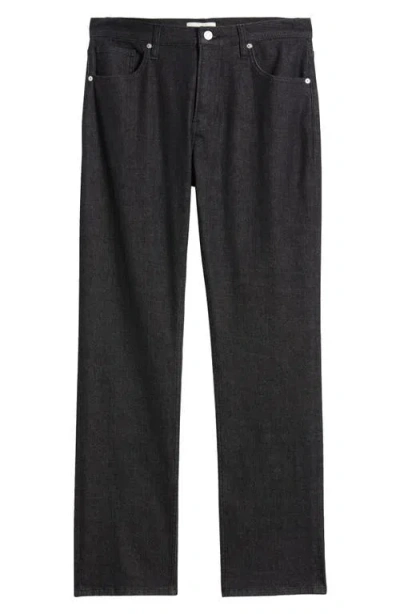 Frame Modern Slim Straight-leg Woven Trousers In Black
