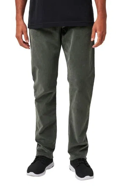 Travismathew Start The Journey Legacy Featherweight Corduroy Pants In Green