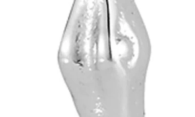 Glaze Jewelry Dangling Snake Huggie Hoop Earrings In Metallic