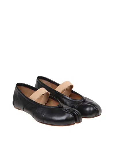 Maison Margiela Alexander Mcqueen Pastel Pink Raffia Tread Slick Sneakers In Black