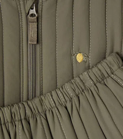 Konges Sløjd Embroidered Sweatshirt And Sweatpants Set In Green