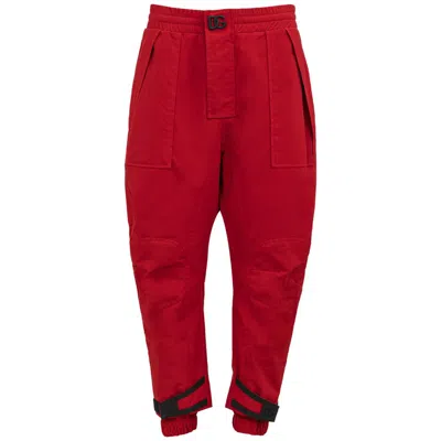 Dolce & Gabbana Man Pants Red Size 42 Polyamide In Red