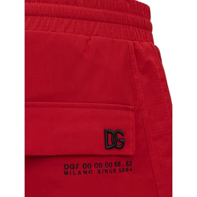 Dolce & Gabbana Man Pants Red Size 42 Polyamide In Red