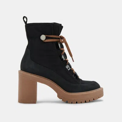 Trove Celida Boots Black Nylon - Re:vita In Black