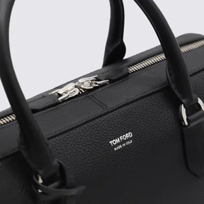 Tom Ford Black Leather Shoulder Bag
