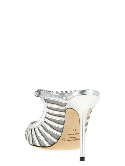 Jimmy Choo 100mm Bing Crystal-embellished Mules