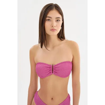 Lamarque Analisa Top Bandeau Bikini In Pink