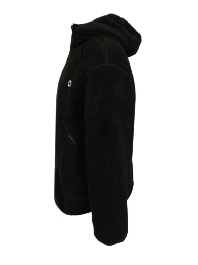 Kenzo Boke Flower 2.0 Zip-up Fleece Hoodie In Black