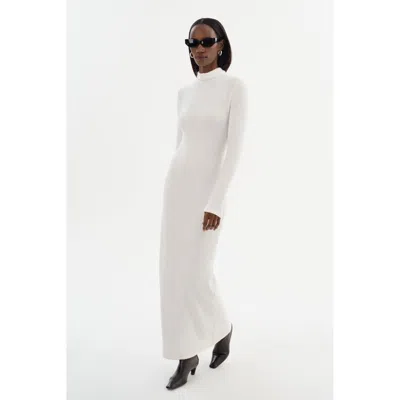 Lamarque Lindsay Knit Maxi Dress In White