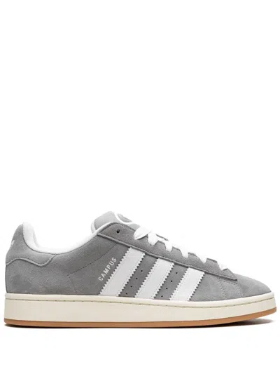 Adidas Originals Womens Adidas Campus 00s Brand-stripe Low-top Suede Trainers In Gray
