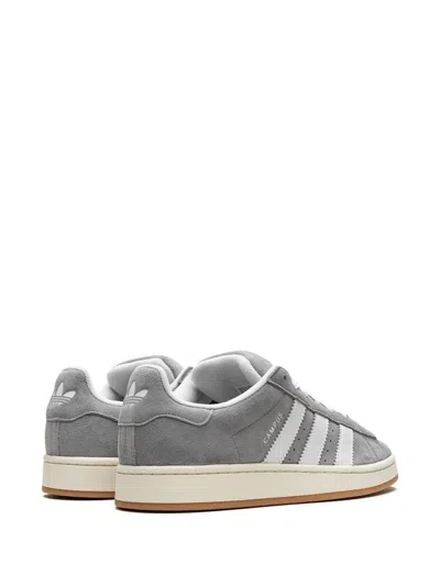 Adidas Originals Womens Adidas Campus 00s Brand-stripe Low-top Suede Trainers In Gray