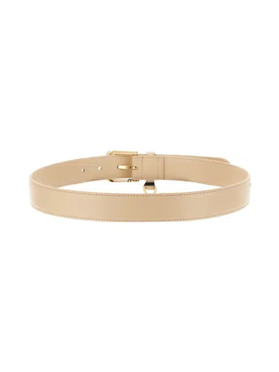 Dolce & Gabbana Dg Charm Belt In Neutral