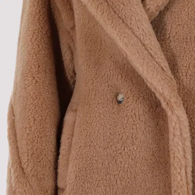 Max Mara Teddy Bear Oversized Overcoat In Brown