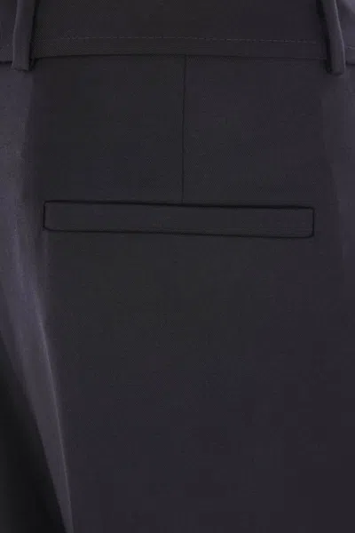 Incotex Belted Wide-leg Trousers In Blue