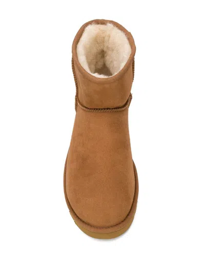 Ugg Biscuit Suede Classic Mini Ii Ankle Boots In Brown