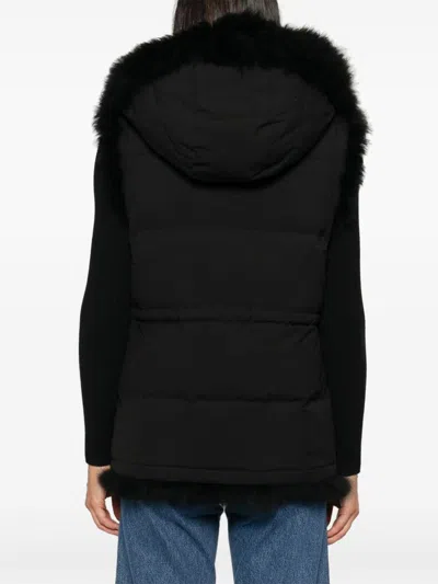 Yves Salomon Jackets In Black