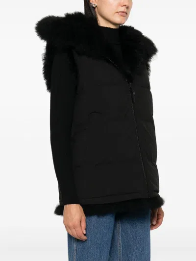 Yves Salomon Jackets In Black