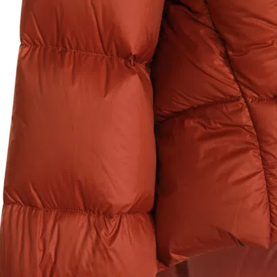 Rick Owens Insulated Long Sleeve Puffer Jacket In Red