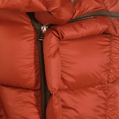 Rick Owens Insulated Long Sleeve Puffer Jacket In Red