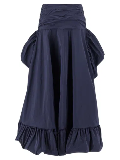 Pinko Dondolo Skirts Blue In Gold