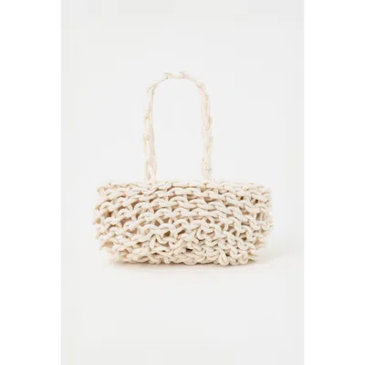 Lamarque Malena Braided Shoulder Bag In Neutral
