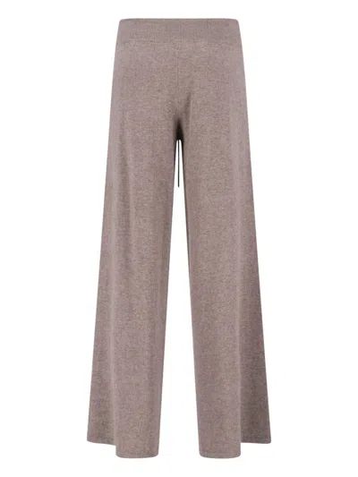 Lisa Yang Cashmere Sports Pants In Gray
