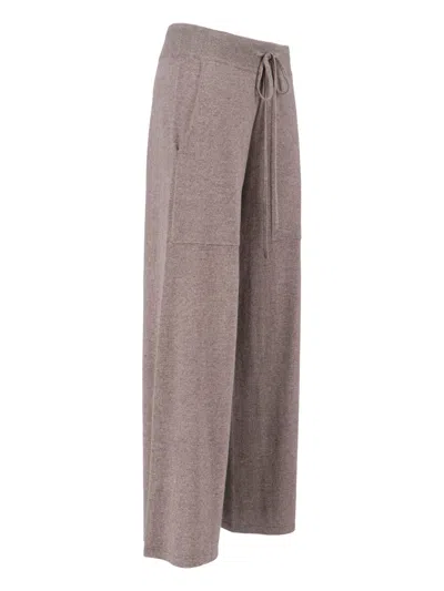 Lisa Yang Cashmere Sports Pants In Gray