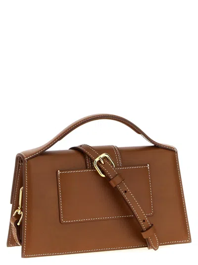 Jacquemus Le Bambino Leather Tote Bag In Light Brown 2