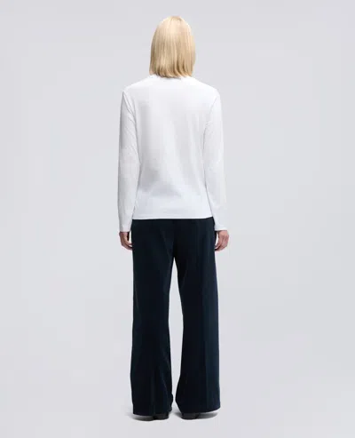 Aspesi Silenzio Long-sleeved T-shirt In White