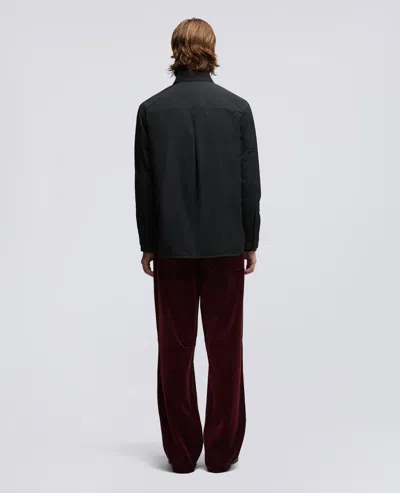 Aspesi Buttoned Flap-pocket Shirt Jacket In Black