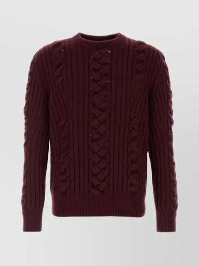 Alexander Mcqueen Alexander Mc Queen Wool Sweater In Brown