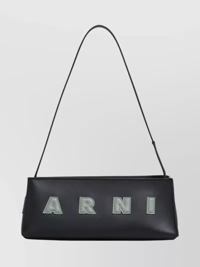 Marni Rectangular Shoulder Bag With Gold-tone Hardware