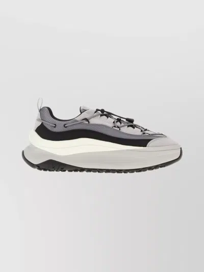 Moon Boot Chunky Sole Sneakers Featuring Mesh Panels In Neutral