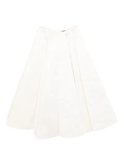 缎面拼接半身裙