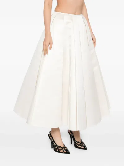 A.w.a.k.e. Rectangle Detail Pants In White